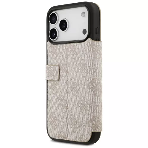 Guess - Kinyitható 4G Fém Logó (GUBKP17X4GMGPI) - iPhone 17 Pro Max - Rózsaszín