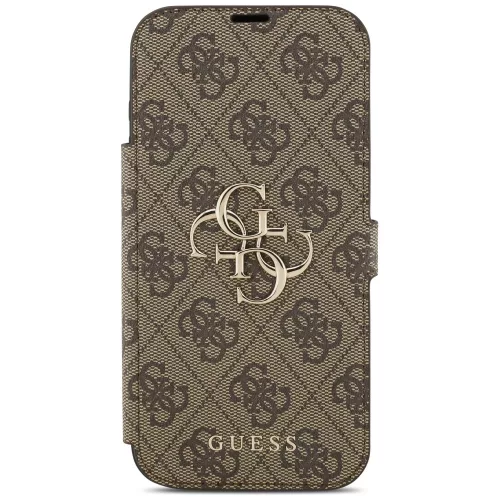 Guess - Kinyitható 4G Fém Logó (GUBKP17X4GMGBR) - iPhone 17 Pro Max - Barna