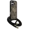 Guess - Keménytok 4G Keresztpántos Nagy Logó Zsinóros Pánttal (GUHCP17SP4GMGCRW) - iPhone 17 - Barna