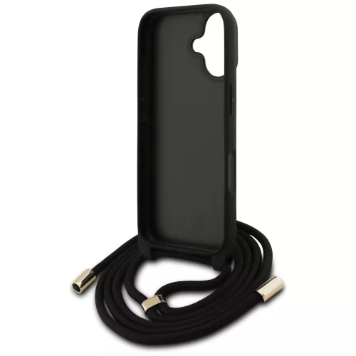 Guess - Keménytok 4G Keresztpántos Nagy Logó Zsinóros Pánttal (GUHCP17SP4GMGCRW) - iPhone 17 - Barna