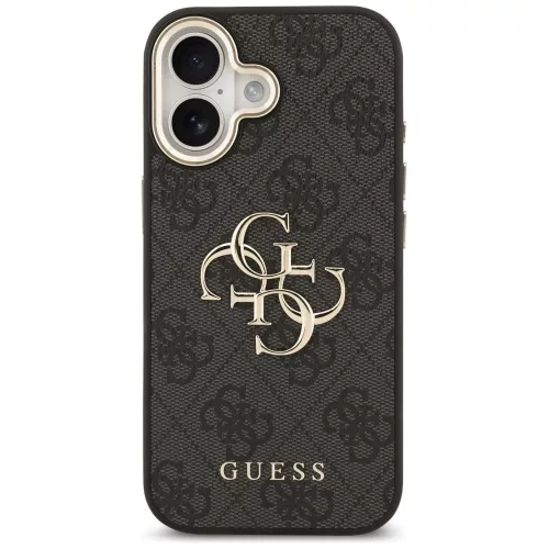 Guess - Keménytok Nagy 4G Klasszikus Logó (GUHCP17S4GMGCGR) - iPhone 17 - Fekete