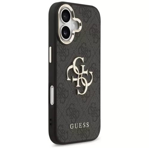 Guess - Keménytok Nagy 4G Klasszikus Logó (GUHCP17S4GMGCGR) - iPhone 17 - Fekete