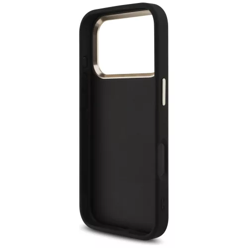 Guess - Keménytok Nagy 4G Logó Klasszikus (GUHCP17L4GMGCGR) - iPhone 17 Pro - Fekete