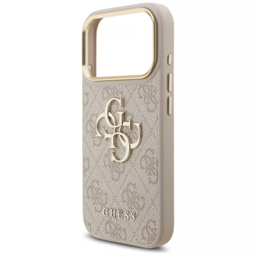 Guess - Keménytok Nagy 4G Klasszikus Logó (GUHCP17L4GMGCPI) - iPhone 17 Pro - Rózsaszín