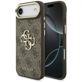  Guess - Keménytok Nagy 4G Klasszikus Logó (GUHCP17M4GMGCBR) - iPhone 17 Air - Barna