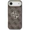 Guess - Keménytok Nagy 4G Klasszikus Logó (GUHCP17M4GMGCBR) - iPhone 17 Air - Barna