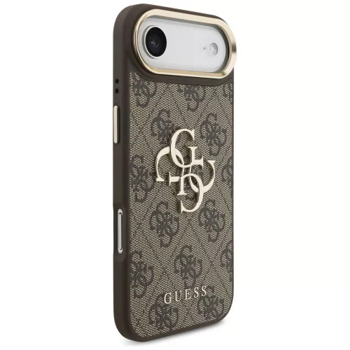 Guess - Keménytok Nagy 4G Klasszikus Logó (GUHCP17M4GMGCBR) - iPhone 17 Air - Barna