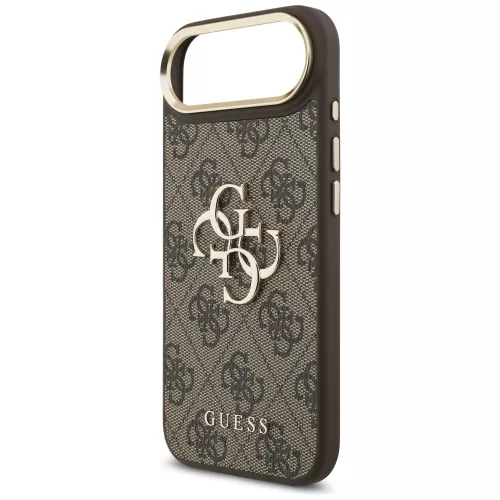Guess - Keménytok Nagy 4G Klasszikus Logó (GUHCP17M4GMGCBR) - iPhone 17 Air - Barna