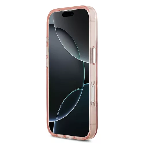 Guess - IML Átmenetes Háromszög Logó MagSafe (GUHMP17LHGTMLCGP) - iPhone 17 Pro - Rózsaszín