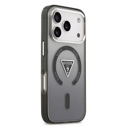 Guess - IML Gradient Triangle Logo MagSafe (GUHMP17LHGTMLCGK) - iPhone 17 Pro - Black