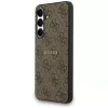 Guess - 4G Gyűrű Klasszikus Logó MagSafe (GUHMS25FEG4GFRW) - Samsung Galaxy S25 FE - Barna