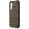 Guess - 4G Gyűrű Klasszikus Logó MagSafe (GUHMS25FEG4GFRW) - Samsung Galaxy S25 FE - Barna