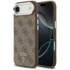 Guess - Keménytok 4G Háromszög Logó MagSafe (GUHMP17MP4TSRCMW) - iPhone 17 Air - Barna