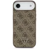 Guess - Keménytok 4G Háromszög Logó MagSafe (GUHMP17MP4TSRCMW) - iPhone 17 Air - Barna