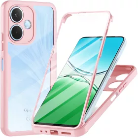   Techsuit - ColorVerse 360 tok kijelzővédővel - Oppo A5 Pro 4G / A5 Pro 5G - Rózsaszín