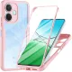 Techsuit - ColorVerse 360 tok kijelzővédővel - Oppo A5 Pro 4G / A5 Pro 5G - Rózsaszín