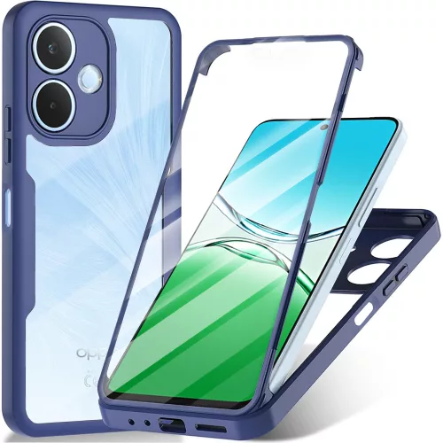 Techsuit - ColorVerse 360 tok kijelzővédővel - Oppo A5 Pro 4G / A5 Pro 5G - Kék