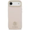Guess - Grained Strass Logo MagSafe (GUHMP17MPGCRMDEP) - iPhone 17 Air - Pink