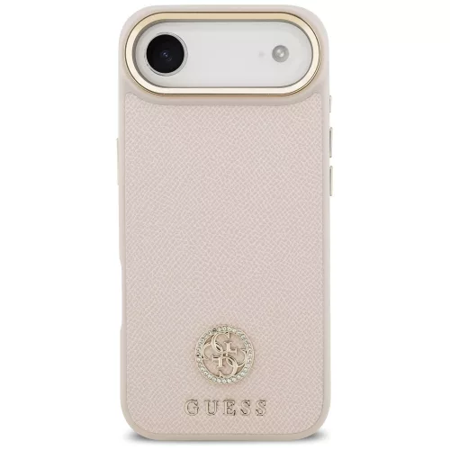 Guess - Strassz Logó MagSafe (GUHMP17MPGCRMDEP) - iPhone 17 Air - Rózsaszín