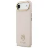 Guess - Grained Strass Logo MagSafe (GUHMP17MPGCRMDEP) - iPhone 17 Air - Pink