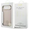 Guess - Grained Strass Logo MagSafe (GUHMP17MPGCRMDEP) - iPhone 17 Air - Pink
