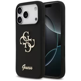   Guess - Silicone Big 4G Script (GUHCP17LSC4GSMK) - iPhone 17 Pro - Black
