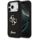 Guess - Szilikon Nagy 4G Felirat (GUHCP17LSC4GSMK) - iPhone 17 Pro - Fekete