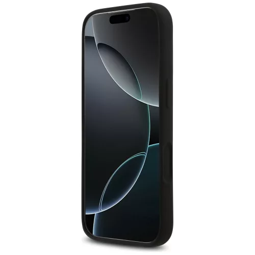 Guess - Szilikon Nagy 4G Felirat (GUHCP17LSC4GSMK) - iPhone 17 Pro - Fekete