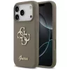 Guess - Szilikon Nagy 4G Felirat (GUHCP17LSC4GSMW) - iPhone 17 Pro - Barna