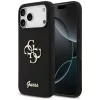 Guess - Szilikon Nagy 4G Felirat (GUHCP17XSC4GSMK) - iPhone 17 Pro Max - Fekete