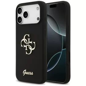   Guess - Silicone Big 4G Script (GUHCP17XSC4GSMK) - iPhone 17 Pro Max - Black