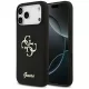 Guess - Szilikon Nagy 4G Felirat (GUHCP17XSC4GSMK) - iPhone 17 Pro Max - Fekete