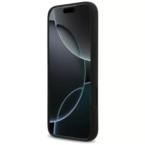 Guess - Silicone Big 4G Script (GUHCP17XSC4GSMK) - iPhone 17 Pro Max - Black