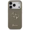 Guess - Szilikon Nagy 4G Felirat (GUHCP17XSC4GSMW) - iPhone 17 Pro Max - Barna