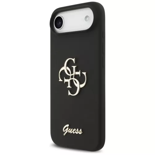 Guess - Szilikon Nagy 4G Felirat (GUHCP17MSC4GSMK) - iPhone 17 Air - Fekete
