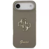 Guess - Silicone Big 4G Script (GUHCP17MSC4GSMW) - iPhone 17 Air - Brown