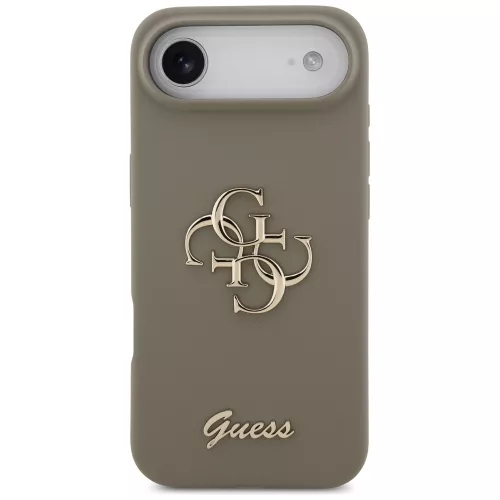 Guess - Szilikon Nagy 4G Felirat (GUHCP17MSC4GSMW) - iPhone 17 Air - Barna