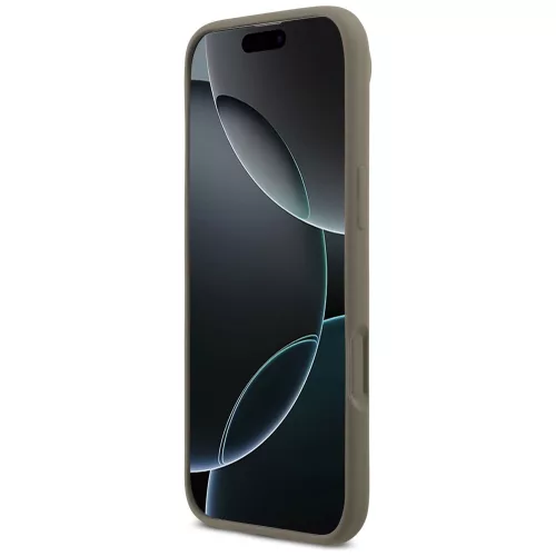 Guess - Silicone Big 4G Script (GUHCP17MSC4GSMW) - iPhone 17 Air - Brown