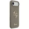 Guess - Silicone Big 4G Script (GUHCP17MSC4GSMW) - iPhone 17 Air - Brown