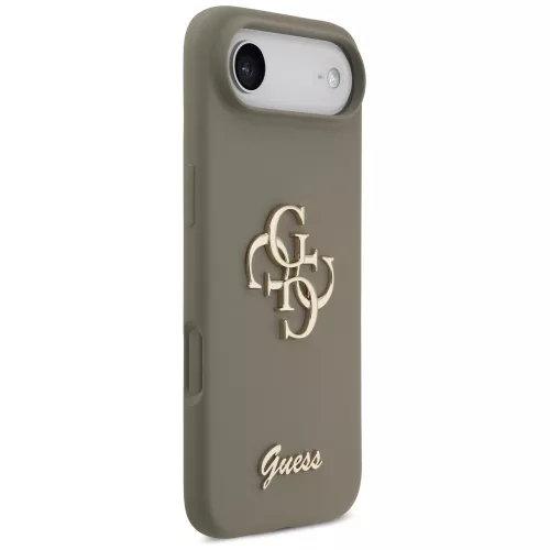 Guess - Silicone Big 4G Script (GUHCP17MSC4GSMW) - iPhone 17 Air - Brown