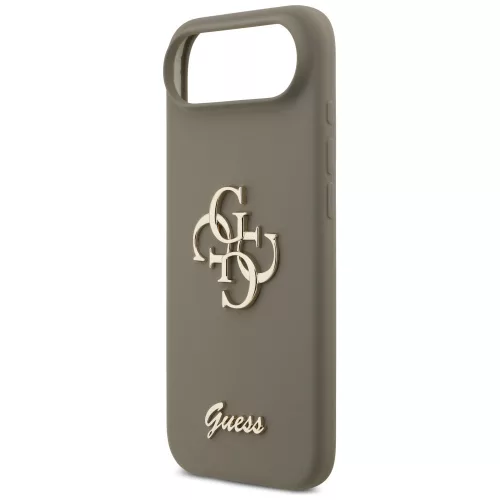 Guess - Szilikon Nagy 4G Felirat (GUHCP17MSC4GSMW) - iPhone 17 Air - Barna