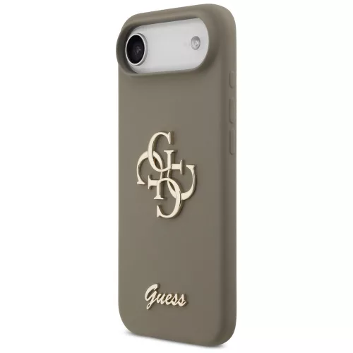 Guess - Szilikon Nagy 4G Felirat (GUHCP17MSC4GSMW) - iPhone 17 Air - Barna