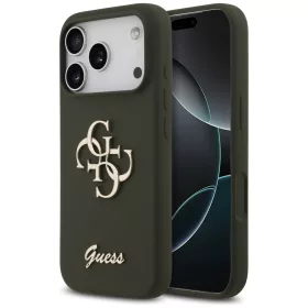   Guess - Silicone Big 4G Script (GUHCP17LSC4GSMA) - iPhone 17 Pro - Khaki