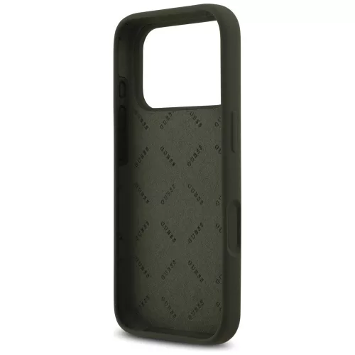 Guess - Silicone Big 4G Script (GUHCP17LSC4GSMA) - iPhone 17 Pro - Khaki