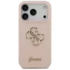Guess - Szilikon Nagy 4G Felirat (GUHCP17LSC4GSMP) - iPhone 17 Pro - Világos Rózsaszín