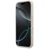 Guess - Keménytok 4G Dupla Kártyatartós Háromszög (GUHCP17LP4TPP) - iPhone 17 Pro - Rózsaszín