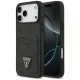 Guess - Keménytok 4G Dupla Kártyatartós Háromszög (GUHCP17XP4TPK) - iPhone 17 Pro Max - Fekete