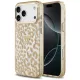 Guess - Leopárdmintás Csillámos MagSafe (GUHMP17LHLEGTGLW) - iPhone 17 Pro - Barna
