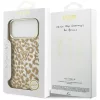 Guess - Leopárdmintás Csillámos MagSafe (GUHMP17LHLEGTGLW) - iPhone 17 Pro - Barna