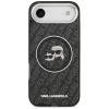 Karl Lagerfeld - IML Glitter K&C Heads Logo MagSafe (KLHMP17MHMKBKCHOK) - iPhone 17 Air - Black